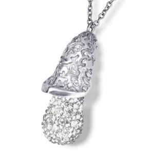 Diamond Jewelry | Pendants*Alex Soldier Gold Acorn Pendant with White Diamonds On Chain