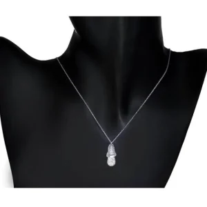 Diamond Jewelry | Pendants*Alex Soldier Gold Acorn Pendant with White Diamonds On Chain