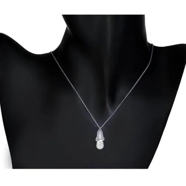 Diamond Jewelry | Pendants*Alex Soldier Gold Acorn Pendant with White Diamonds On Chain