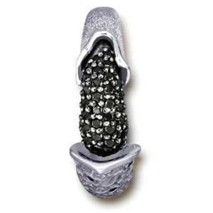 Designer Rings | Gold Rings*Alex Soldier Gold Acorn Ring with Black Diamonds