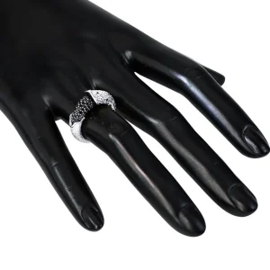 Designer Rings | Gold Rings*Alex Soldier Gold Acorn Ring with Black Diamonds