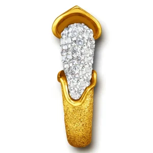 Diamond Jewelry | Designer Rings*Alex Soldier Gold Acorn Ring with Diamonds