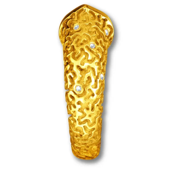 Diamond Jewelry | Designer Rings*Alex Soldier Gold Acorn Ring with Diamonds