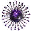 Amethyst Jewelry | Other Brooches*Alex Soldier Gold Astra Brooch with Amethyst, Tourmalines & Diamonds