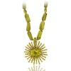Pendants*Alex Soldier Gold Astra Pendant/Necklace with Lemon Quartz & Diamond