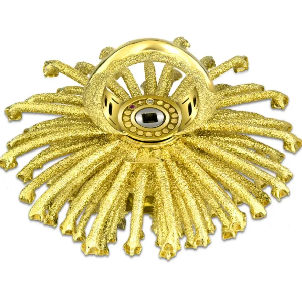 Designer Rings | Gold Rings*Alex Soldier Gold Astra Ring with Lemon Quartz, Sapphire & Diamonds