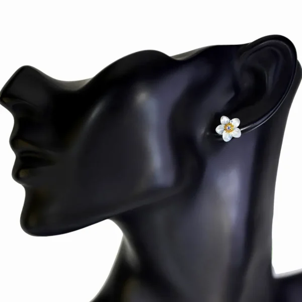 Pearl Earrings | Stud Earrings*Alex Soldier Gold Baby Blossom Earrings with Mother Of Pearl