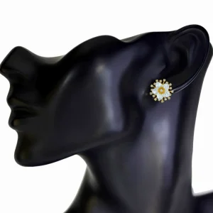 Pearl Earrings | Stud Earrings*Alex Soldier Gold Baby Blossom Earrings with Mother Of Pearl