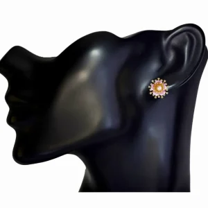 Pearl Earrings | Stud Earrings*Alex Soldier Gold Baby Blossom Earrings with Pearls