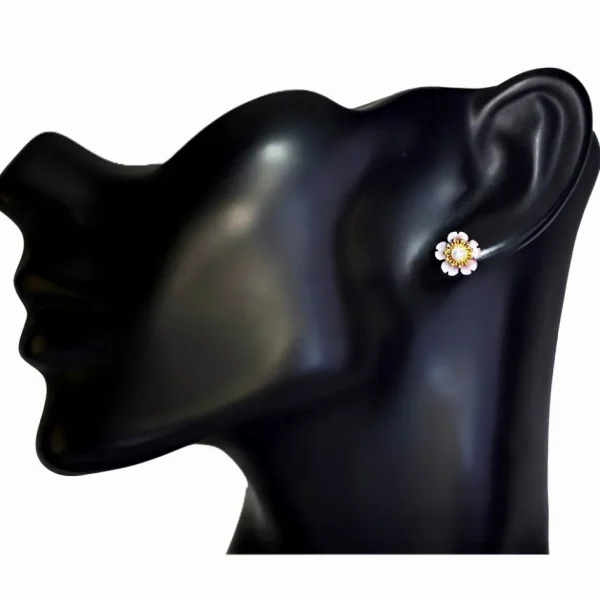 Pearl Earrings | Stud Earrings*Alex Soldier Gold Baby Blossom Earrings with Pearls
