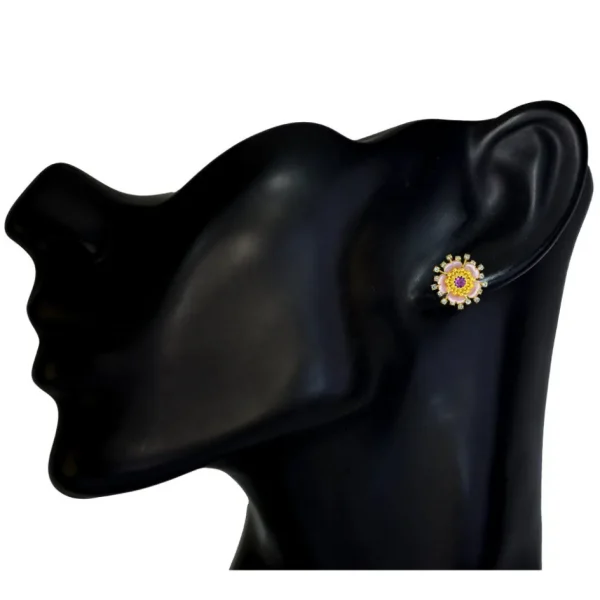 Pearl Earrings | Stud Earrings*Alex Soldier Gold Baby Blossom Earrings with Rose Mother Of Pearl
