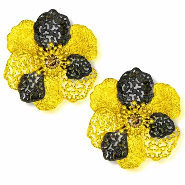 Diamond Jewelry | Stud Earrings*Alex Soldier Gold Baby Coronaria Convertible Earrings with Pearls & Diamonds