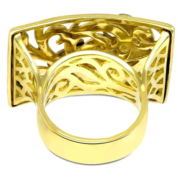 Gold Rings*Alex Soldier Gold Butterfly Ring with Citrine