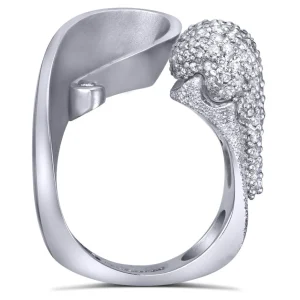 Designer Rings | Gold Rings*Alex Soldier Gold Calla Ring with Diamonds
