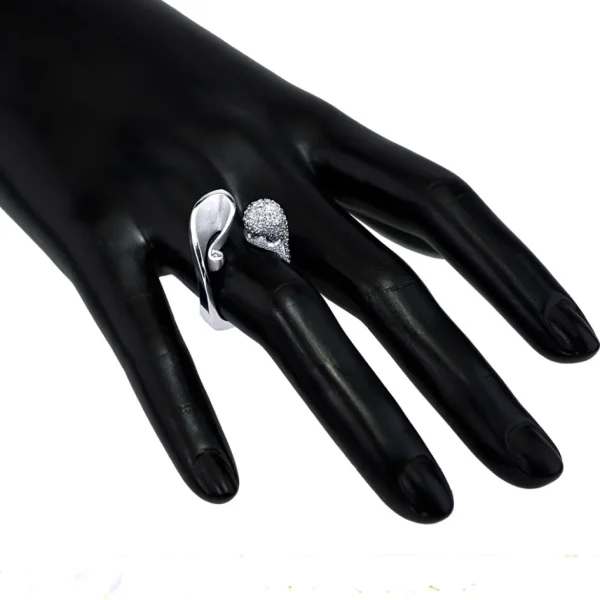 Designer Rings | Gold Rings*Alex Soldier Gold Calla Ring with Diamonds