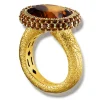 Designer Rings | Gold Rings*Alex Soldier Gold Cocktail Ring with Madeira Citrine