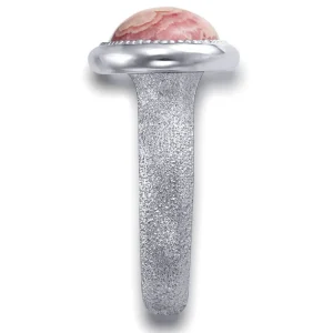 Designer Rings*Alex Soldier Gold Cocktail Ring with Rhodochrosite
