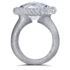 Designer Rings*Alex Soldier Gold Cocktail Ring with White Topaz