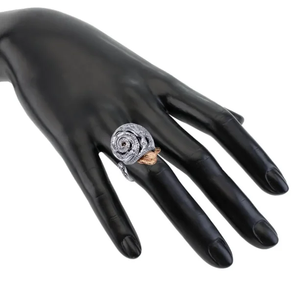 Diamond Jewelry | Designer Rings*Alex Soldier Gold Codi The Snail Ring with Diamonds