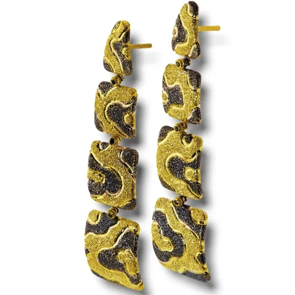 Stud Earrings*Alex Soldier Gold Cora Earrings