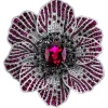 Other Brooches | Gold Brooches With Gemstone*Alex Soldier Gold Coronaria Brooch with Tourmaline & Diamonds