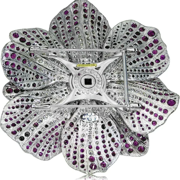 Other Brooches | Gold Brooches With Gemstone*Alex Soldier Gold Coronaria Brooch with Tourmaline & Diamonds