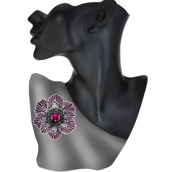Other Brooches | Gold Brooches With Gemstone*Alex Soldier Gold Coronaria Brooch with Tourmaline & Diamonds