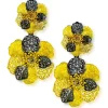 Stud Earrings | Diamond Earrings*Alex Soldier Gold Coronaria Convertible Earrings with Champagne Diamonds