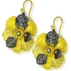 Stud Earrings | Diamond Earrings*Alex Soldier Gold Coronaria Earrings with Champagne Diamonds