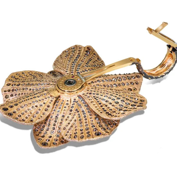 Pendants | Garnet Jewelry*Alex Soldier Gold Coronaria Pendant/Necklace with Garnet & Diamonds