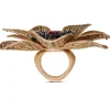 Garnet Jewelry | Designer Rings*Alex Soldier Gold Coronaria Ring with Mandarin Garnet & Diamonds