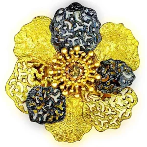 Designer Rings | Gold Rings*Alex Soldier Gold Coronaria Ring with Champagne Diamond