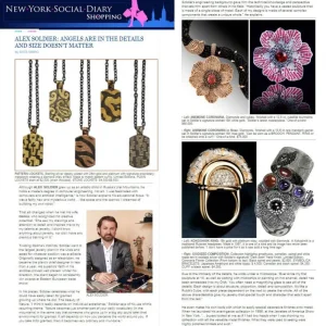 Garnet Jewelry | Designer Rings*Alex Soldier Gold Coronaria Ring with Mandarin Garnet & Diamonds