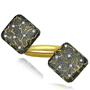 Designer Rings | Gold Rings*Alex Soldier Gold Dice Ring with Diamonds