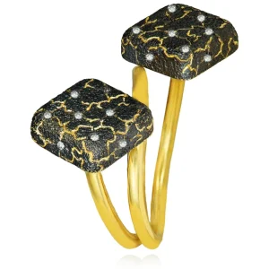 Designer Rings | Gold Rings*Alex Soldier Gold Dice Ring with Diamonds
