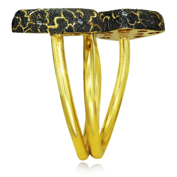 Designer Rings | Gold Rings*Alex Soldier Gold Dice Ring with Diamonds