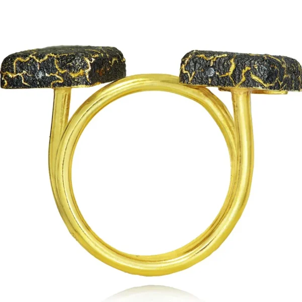 Designer Rings | Gold Rings*Alex Soldier Gold Dice Ring with Diamonds