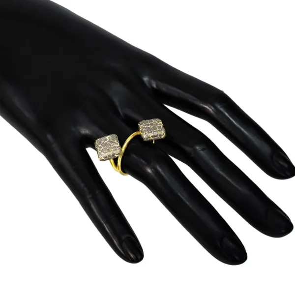 Designer Rings | Gold Rings*Alex Soldier Gold Dice Ring with Diamonds