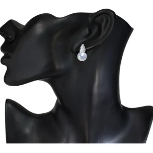 Pearl Earrings | Stud Earrings*Alex Soldier Gold Earrings with White Pearls