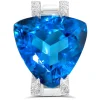 Tourmaline Jewelry | Designer Rings*Alex Soldier Gold Equilibrium Ring with Blue Topaz
