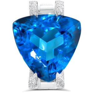 Tourmaline Jewelry | Designer Rings*Alex Soldier Gold Equilibrium Ring with Blue Topaz