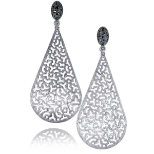 Diamond Earrings | Drop Dangle Earrings*Alex Soldier Gold Festive Drop Earrings with Diamonds