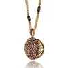 Pendants*Alex Soldier Gold Fine Lace Pendant Locket with Ruby And Diamonds