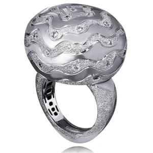 Designer Rings*Alex Soldier Gold Fine Lace Ring with Diamonds