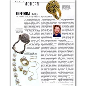 Designer Rings | Gold Rings*Alex Soldier Gold Fine Lace Ring with Chrome Diopside and Peridot
