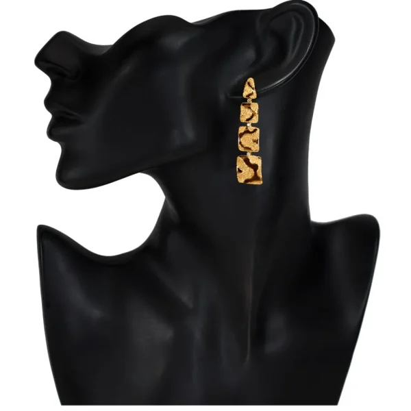 Stud Earrings*Alex Soldier Gold Glossy Cora Earrings