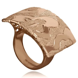 Designer Rings | Gold Rings*Alex Soldier Gold Glossy Cora Ring