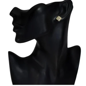 Diamond Earrings | Stud Earrings*Alex Soldier Gold Lava Mushroom Stud Earrings with Diamonds