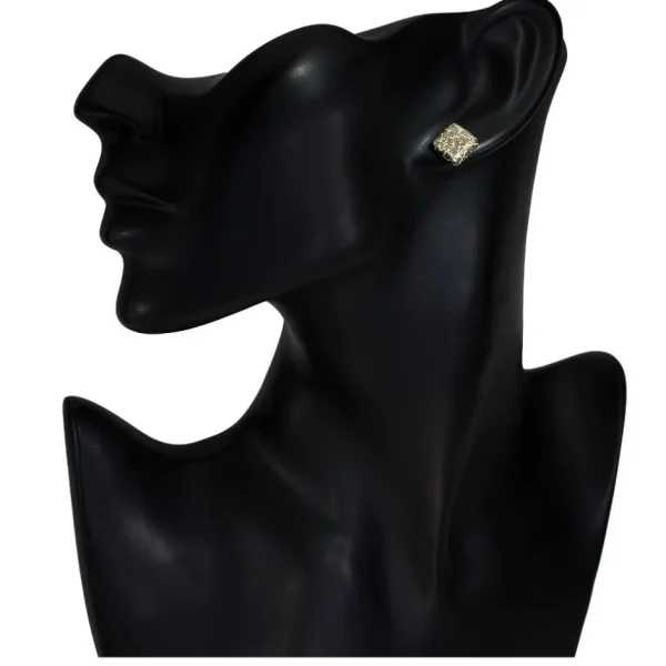 Diamond Earrings | Stud Earrings*Alex Soldier Gold Lava Mushroom Stud Earrings with Diamonds