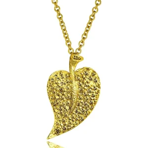 Sapphire Jewelry | Pendants*Alex Soldier Gold Leaf Pendant